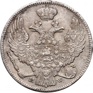 Zabór rosyjski, Mikołaj I, 30 kopiejek = 2 złote 1839 MW, Warszawa