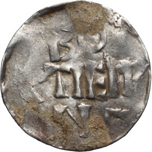 Netherlands, Henry II 1002-1024, Denar, Tiel