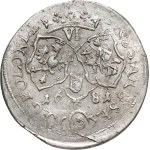 Jan III Sobieski, szóstak 1681 TLB, Kraków, litera C pod tarczami