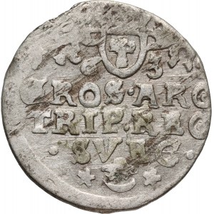 Gustaw II Adolf, trojak 1632, Elbląg - okupacja szwedzka