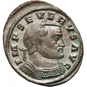 Roman Empire, Severus II 306-307, Follis, Lugdunum