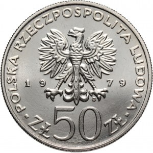 PRL, 50 złotych 1979, Mieszko I, PRÓBA, nikiel