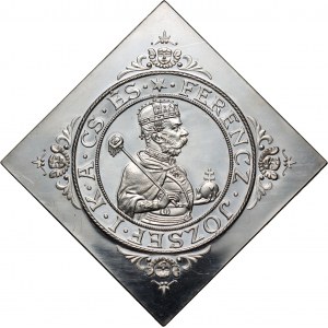 Maďarsko, František Josef I., Thaler clipa 1896, Restrike