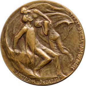 XIX wiek, medal z 1898 roku, Adam Mickiewicz, autorstwa Wacława Szymanowskiego