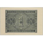 Generalne Gubernatorstwo, 1 złoty 1.03.1940, seria A 0000000, WZÓR