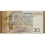 III RP, 20 złotych 2009, 200. Rocznica Urodzin Juliusza Słowackiego, seria JS