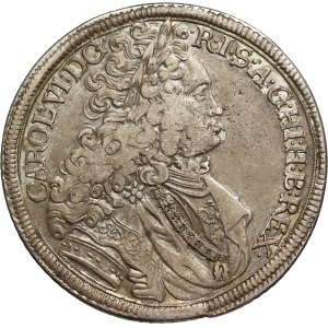 Śląsk pod panowaniem austriackim, Karol VI, talar 1718, Wrocław