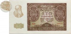 General Government, 100 zloty 1.03.1940, series B