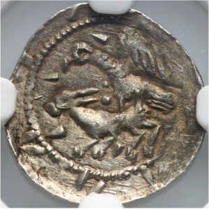 Władysław II Wygnaniec 1138-1146, denar, orzeł i zając