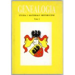 Genealogia. Studia i Materiały Historyczne. Poznań - Wrocław 1991 Wyd. Historyczne.