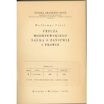 Voisé Waldemar - Frycza Modrzewskiego nauka o państwie i prawie. Warszawa 1956 Książka i Wiedza.