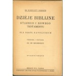 Damroth Konstanty - Dzieje biblijne Starego i Nowego Testamentu dla szkół katolickich. Przerobił i uzupełnił Bromboszcz (ks.) Wydanie 4. Mikołów 1923 Nakł. i druk. Spółki Wydawniczej K. Miarki.