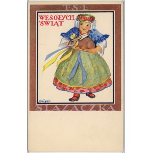 Gramatyka-Ostrowska A. - Merry Christmas, Silesian Woman, TSL, ca. 1935.