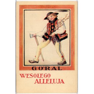 [Gramatyka-Ostrowska A.] - Wesołych Świąt, Góral, ok. 1935.