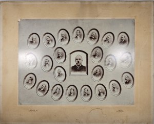 Lviv - Railway administration employees. 1910 r. Adela, Lviv.