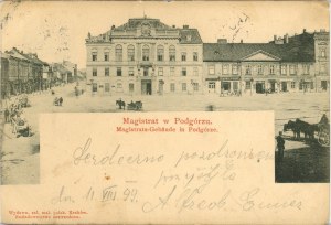 Krakow - Podgórze - Magistrate, 1899.