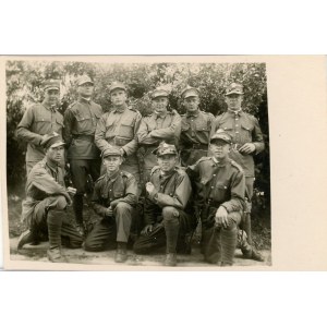 1 Pułk Piechoty Legionów - Żołnierze na terenie koszar w Wilnie, 1930.