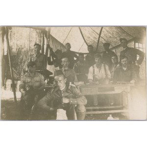 23 Pułk Piechoty - Warsztat szewsko-krawiecki w obozie ćwiczebnym w Powursku, 1929.