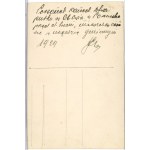 23 Pułk Piechoty - Grupa żołnierzy przed budynkiem kancelarii sztabu, Powursk, 1929.