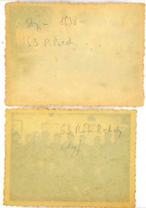 53rd Border Rifle Infantry Regiment - Group photographs, Stryj, ca. 1925.
