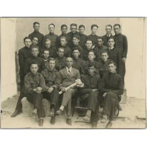 82 Pułk Piechoty - Gimnazjum Męskie P. Lewickiego, Przysposobienie Wojskowe, Brześć, 1928.