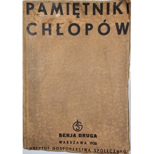 Memoirs of peasants. Second series. Warsaw 1936 Institute of Social Economy.