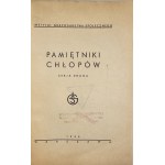 Memoirs of peasants. Second series. Warsaw 1936 Institute of Social Economy.