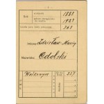 Książeczka wojskowa, Wołkowysk, 1923.