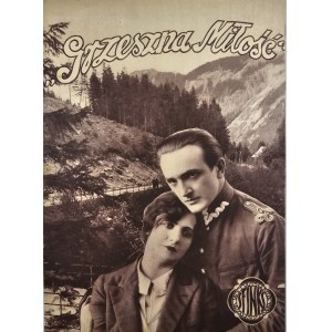 Program filmowy Grzeszna Miłość. Dramat w 10 aktach w/g głośnej powieści Andrzeja Struga p.t.Pokolenie Marka Świdy. Warszawa 1929 Wyd. Biuro Kinematograficzne Sfinks.