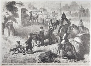 [January Uprising] Lithuanian emigrants leave their homes and are sent deep into Russia, 1864.