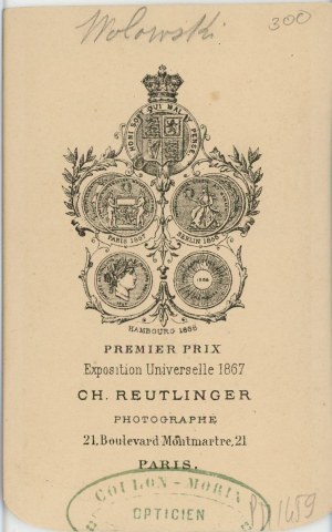 [November Uprising] Wolowski Ludwik, ca. 1870.