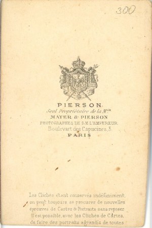[November Uprising] Colonna-Walewski Alexander, ca. 1865.