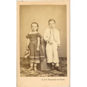 Poznań, Zeuschner A. & F. - Dzieci, ok. 1863.
