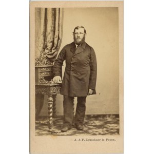 Poznań, Zeuschner A. F. - Mężczyzna, pocz. 1864.