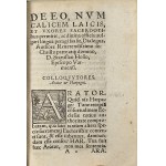 Hosius [Hozjusz] Stanisław - Dialogus De Eo. Nvm Calicem Laicis, & vxores Sacerdotibus permitti, ac diuina officia uulgari lingua peragi fas sit. Avthore reverendissimo in Christo Patre atq(ue) Domino, D.Stanislao Hosio, Episcopo Varmiensi. Dilingae 1560