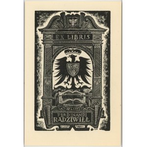 Ekslibris Ferdynanda Fryderyka Radziwiłła, 1941.