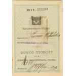 Dowód osobisty, Wilno, 1923.