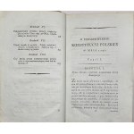 O Ustanowieniu I Upadku Konstytucyi Polskiey 3go Maia 1791. Część pierwsza. Metz [t.j. Lipsk] 1793 [Johann Breitkopf].