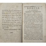 Waga Teodor - Historya xiążąt i krolow polskich krótko zebrana przez ... . Z niektóremi uwagami nad dziełami [!] narodu polskiego na nowo przedrukowana. Warszawa 1806 W Drukarni Xięży Piiarów.