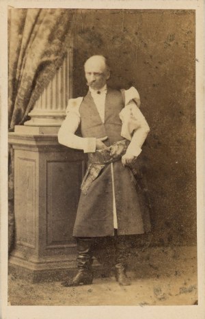 Warsaw, Beyer K. - Rychter Józef in old Polish costume, ca. 1862.