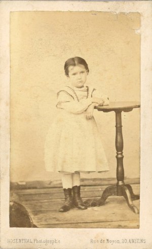 [január Rastúce] Rosenthal, variant 1 - Dievča, asi 1865.