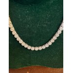 18K GOLD NECKLACE WITH DIAMONDS FOR A TOTAL OF 20 CT