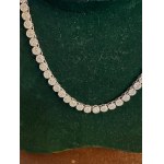18K GOLD NECKLACE WITH DIAMONDS FOR A TOTAL OF 20 CT