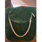 18K GOLD NECKLACE WITH DIAMONDS FOR A TOTAL OF 20 CT