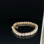 BRACCIALE TENNIS IN ORO 18K CON DIAMANTI PER 18 CT