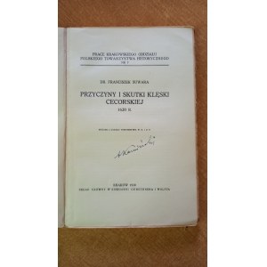 Příčiny a důsledky porážky Tzcoru Franciszek Suwara 1930