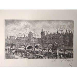 Paříž Aime-Edmond Dallemagne kolem roku 1950.