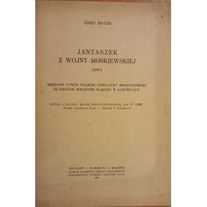 Jantaše z moskevské války 1661 Joseph Mayer