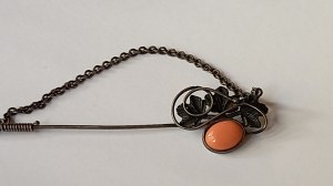 Épingle à chapeau PRL en argent