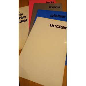 Lenk Mack Pfahler Uecker Teka Portfolio Zachęta 1971 r.